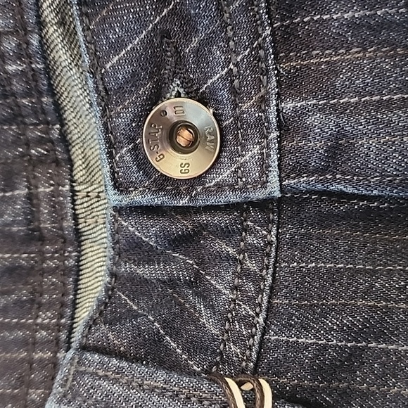 G-Star Striped Denim Midge Saddie Boyfriend Jeans - Picture 6 of 14